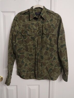 Ralph Lauren POLO Olive Green Camo Field Jacket